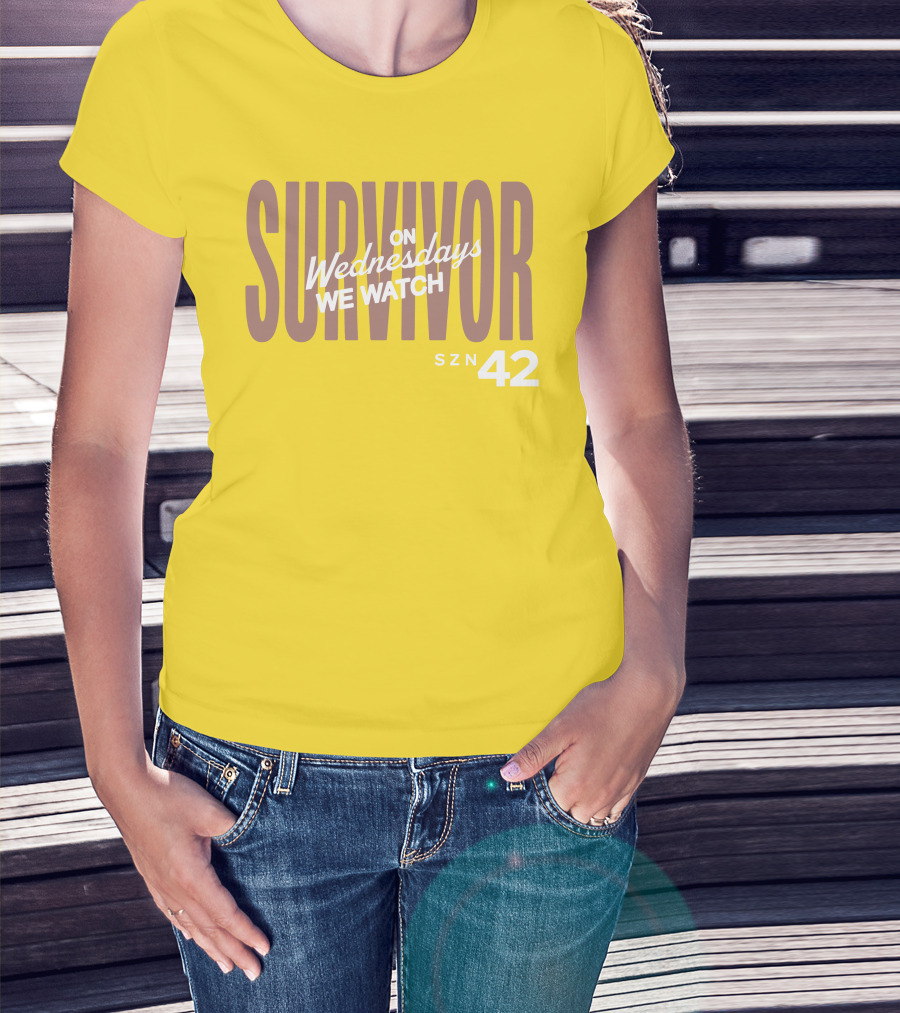 Survivor On Wednesdays We Watch SZN 42 T-Shirt