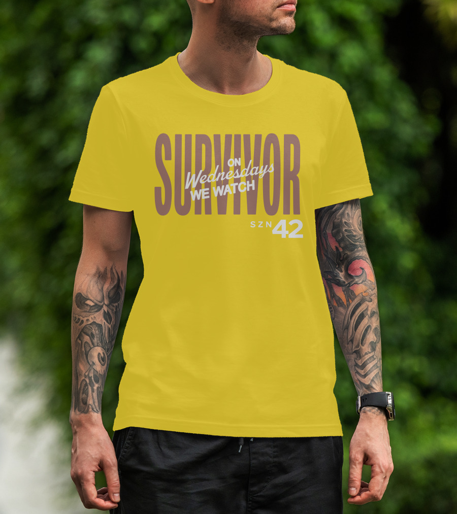 Survivor On Wednesdays We Watch SZN 42 T-Shirt