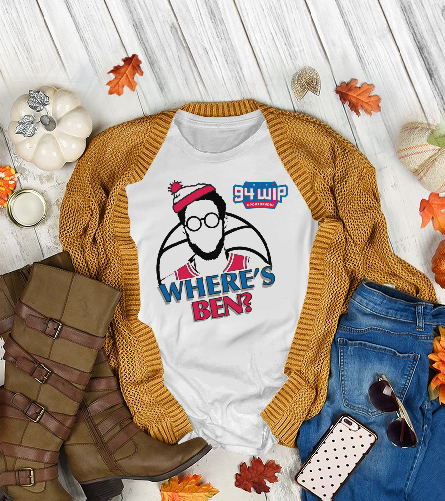 94 WIP Sports Radio Where's Ben? T-Shirt