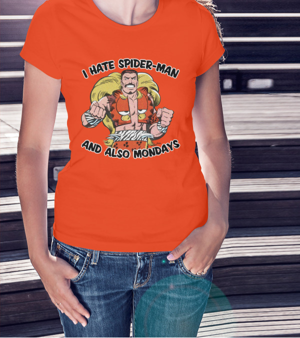 I Hate Spider-Man And Also Mondays Kraven The Hunter Comic T-Shirt