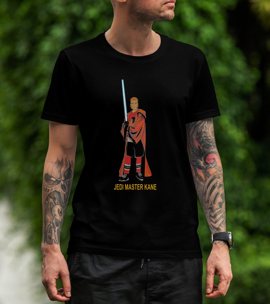 Jedi Master Kane Lightsaber Hockey Player T-Shirt