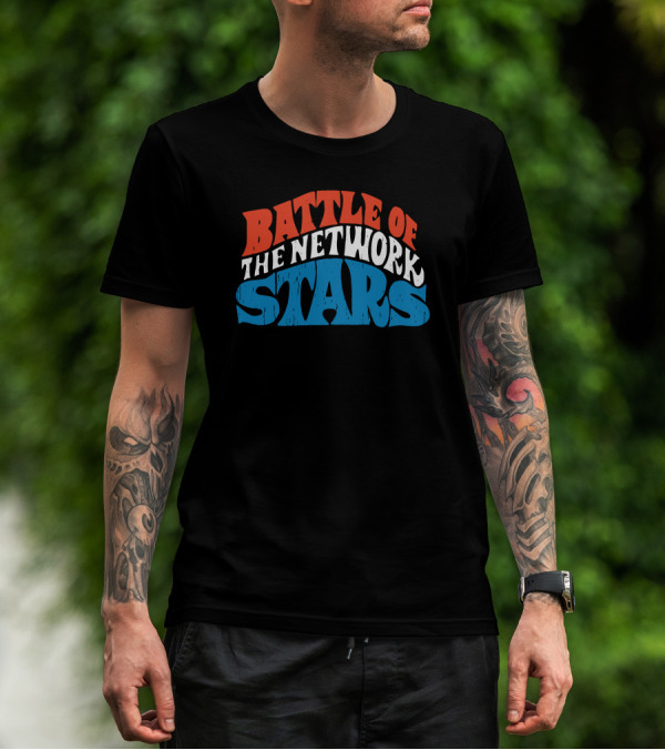 Battle Of The Network Stars Vintage Retro Television Competition T-Shirt