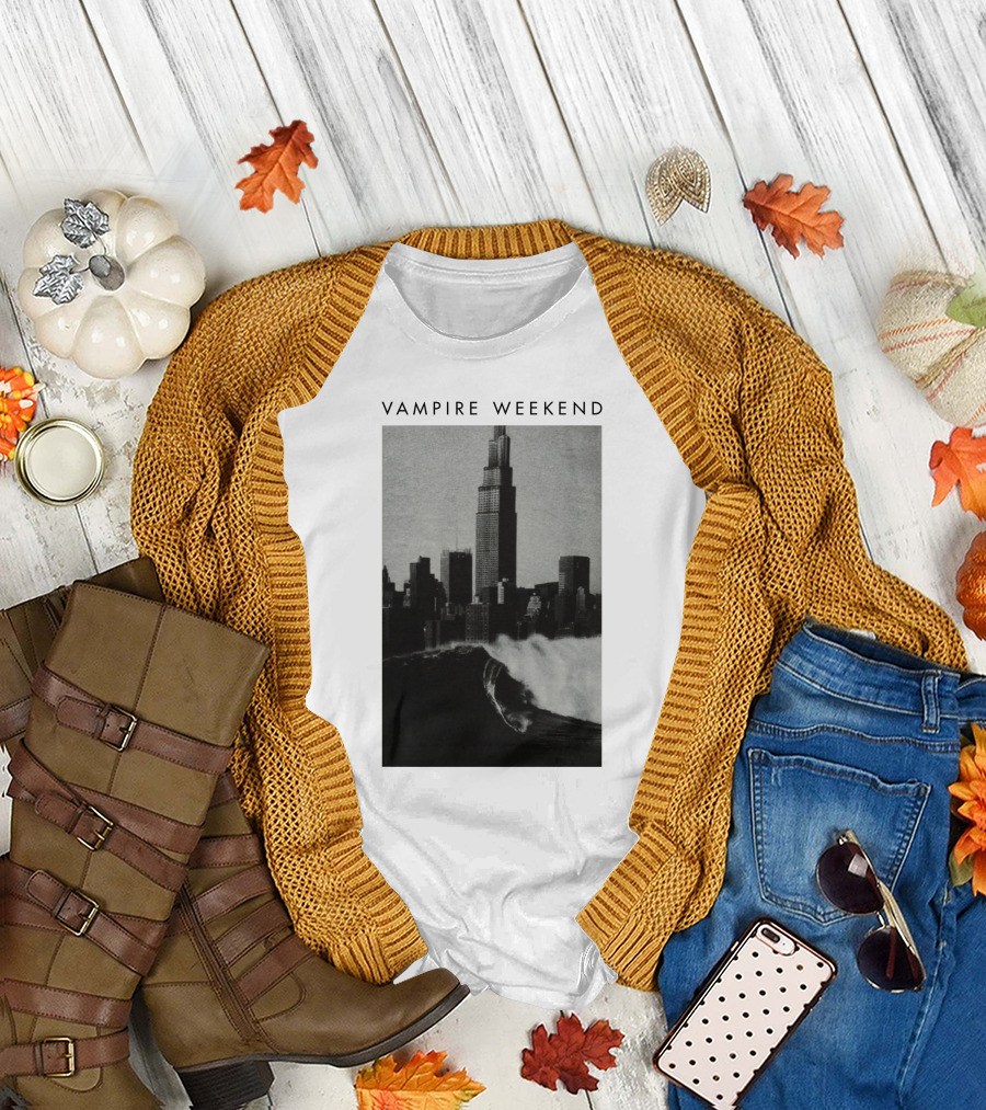 Vampire Weekend New York City Wave Tower T-Shirt