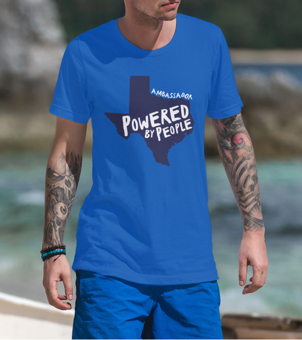 Ambassador Powered By People Texas Map T-Shirt
