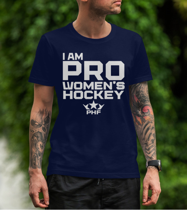 Arizona Coyotes I Am Pro Women's Hockey PHF T-Shirt