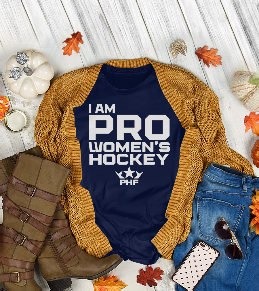 Arizona Coyotes I Am Pro Women's Hockey PHF T-Shirt