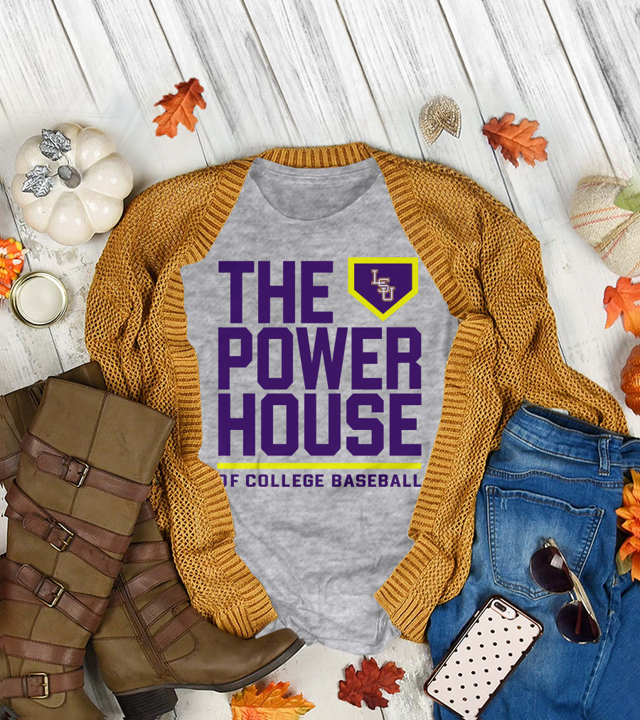 LSU The Power House Of College Baseball T-Shirt