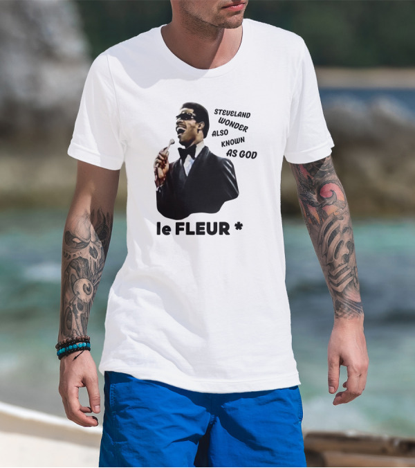 Le Fleur Steveland Wonder Also Known As God T-Shirt