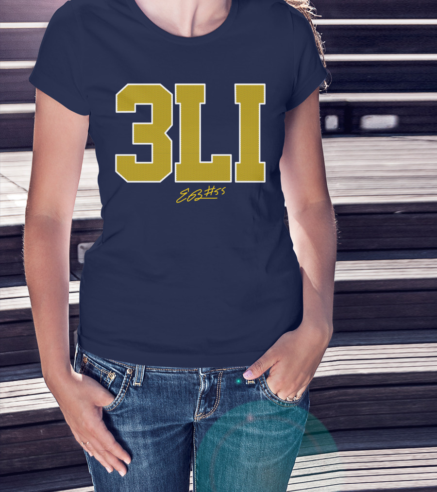 3Li Eli Brooks E63 #55 The Players Trunk Store T-Shirt