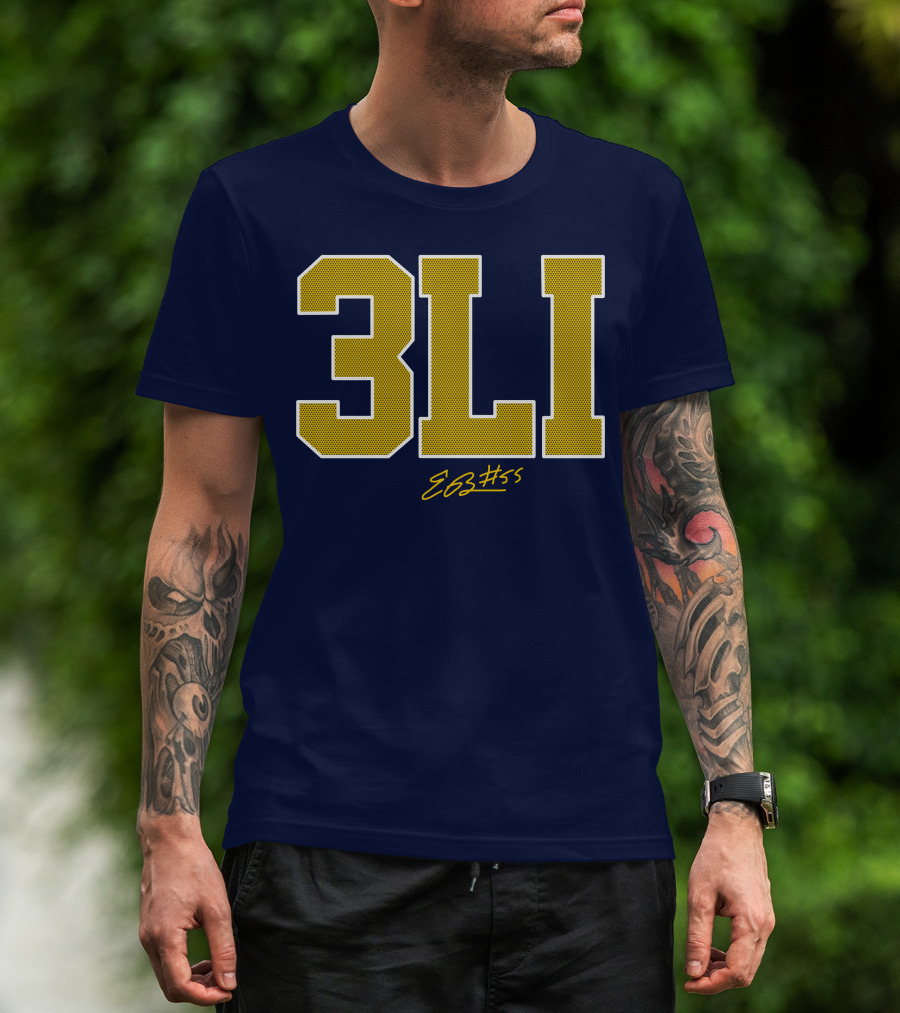 3Li Eli Brooks E63 #55 The Players Trunk Store T-Shirt
