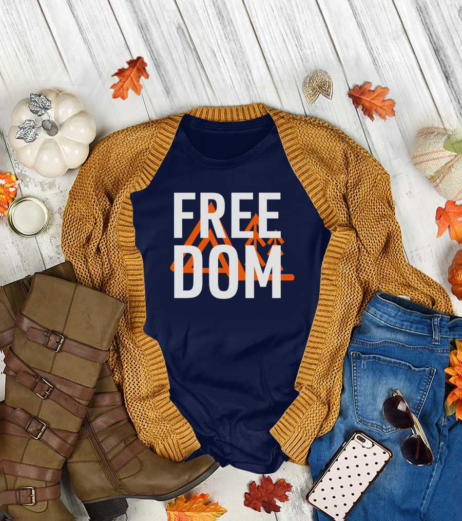 FREE DOM Mountains Adventure T-Shirt
