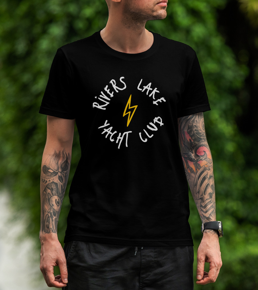 Rivers Lake Yacht Club Lightning Bolt T-Shirt