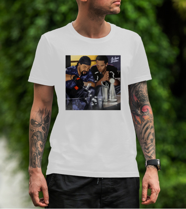 20 Years All About The Benjamins Ice Cube Mike Win On Set Scènes All About The Benjamins T-Shirt