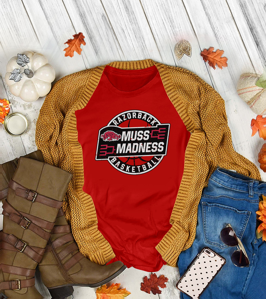 Razorback Basketball Eric Musselman Muss Madness March Tournament T-Shirt