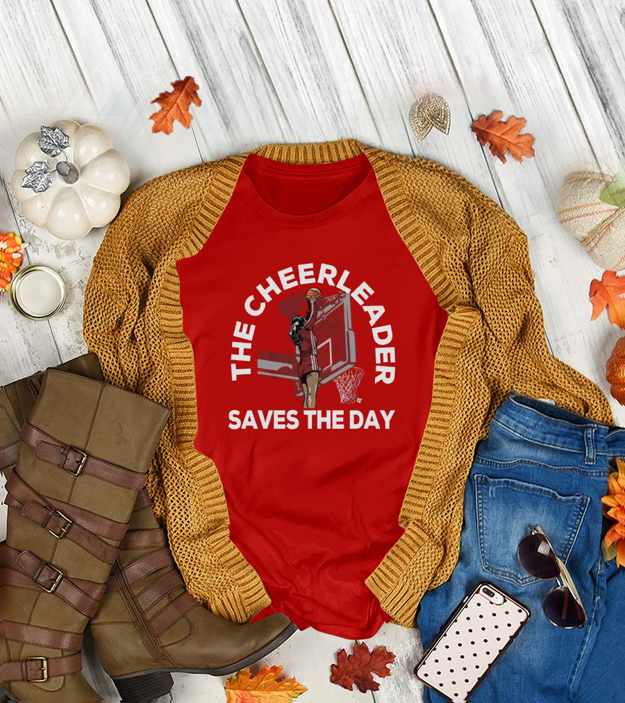 Cassidy Cerny The Cheerleader Saves The Day Basketball Hoop运动鞋 T-Shirt
