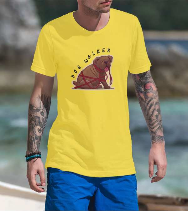 Dog Walker Dwight's Cats And Dogs Collection Dead By Daylight Store T-Shirt