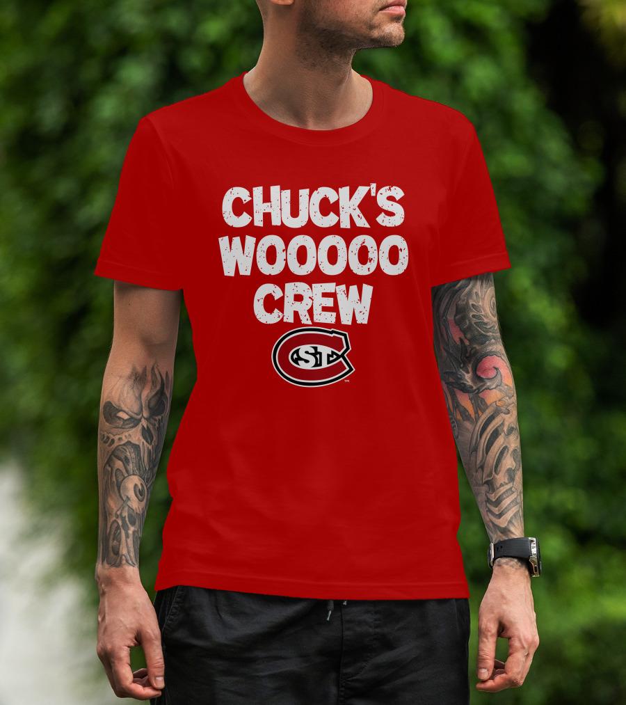 St. Cloud State Huskies Chuck's Wooooo Crew SCSU T-Shirt