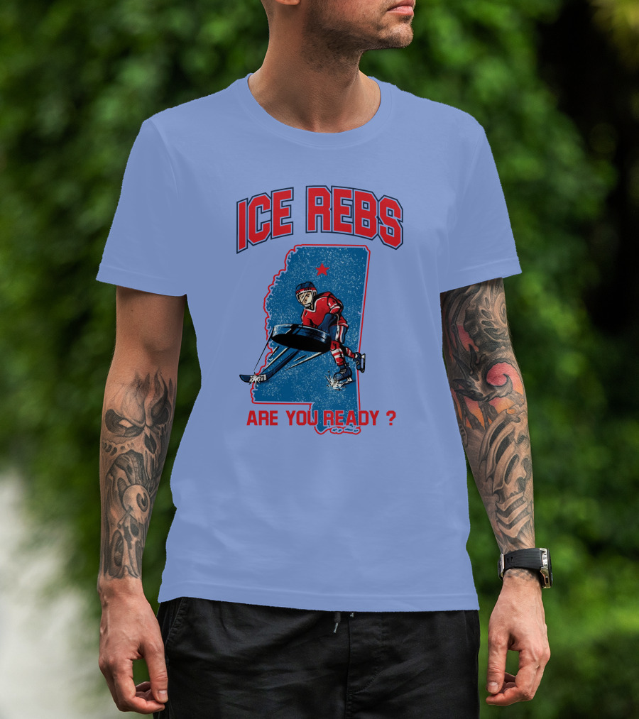 Ole Miss Ice Hockey Ice Rebs Are You Ready? T-Shirt