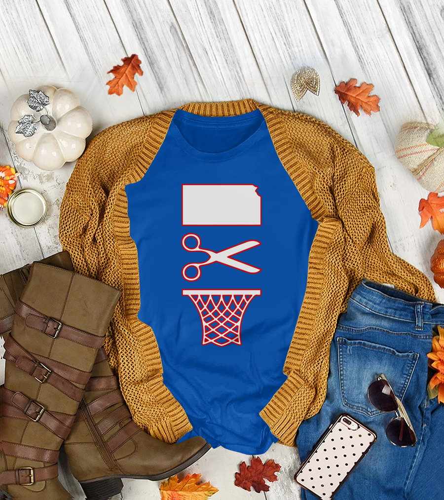 Rock Chalk Blog Kansas Jayhawks Net Cutting Victory T-Shirt