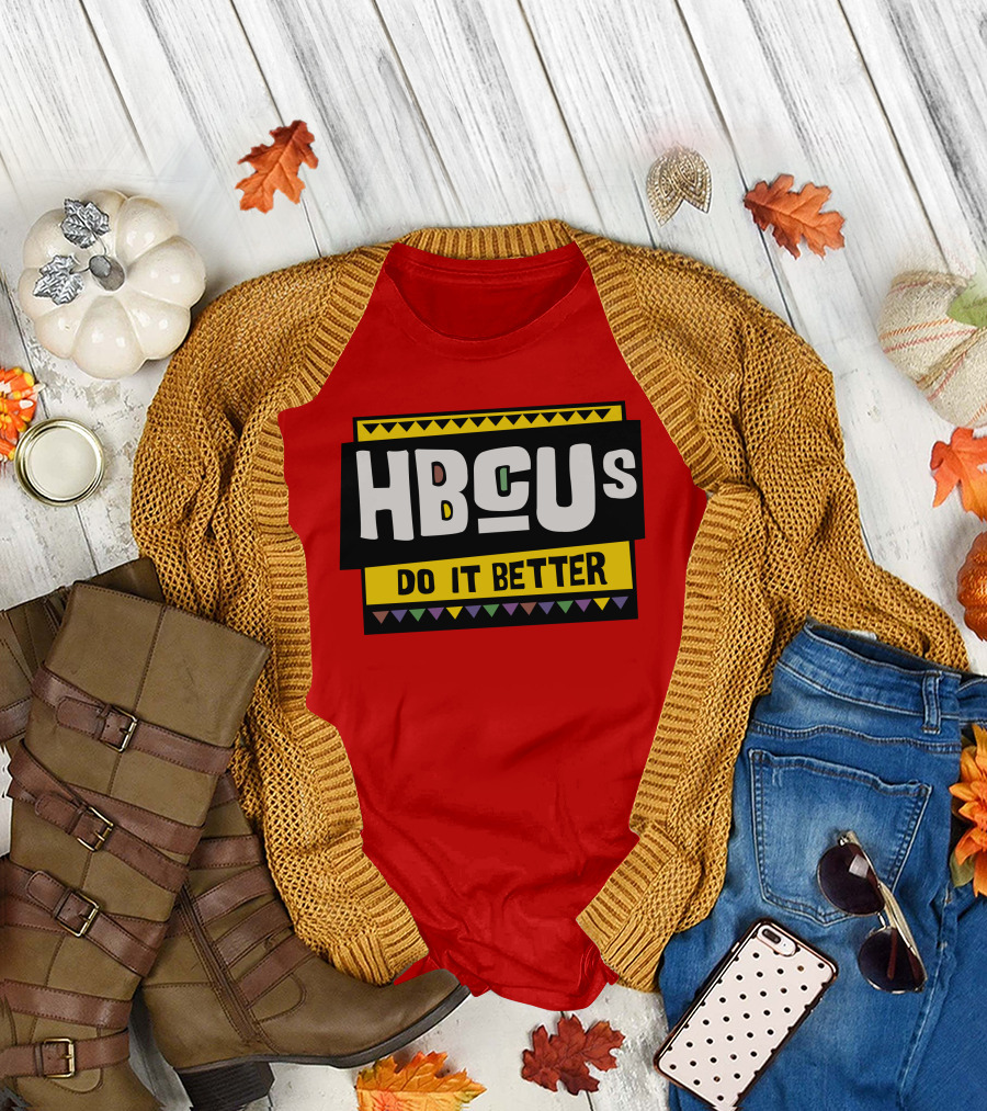 Hbcus Do It Better African Pattern Style T-Shirt