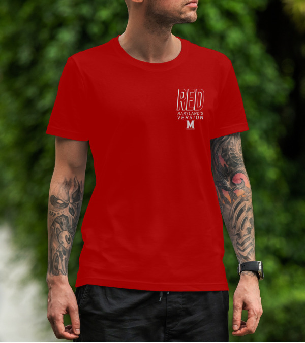 Red Maryland's Version TerrapinHoops M T-Shirt