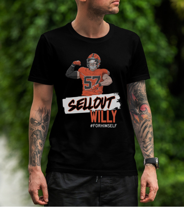 Sellout Willy Forhimself Barstoolsports Football Player T-Shirt