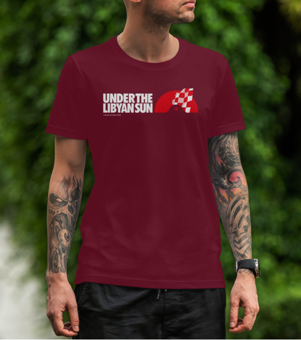 Ste Hoare Under The Libyan Sun Racing Checkered Flag T-Shirt