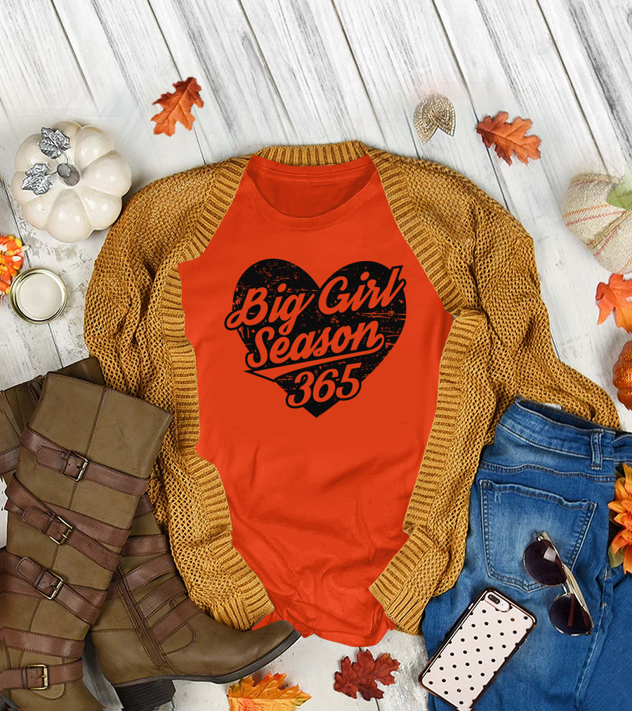 Big Girl Season 365 Heart T-Shirt