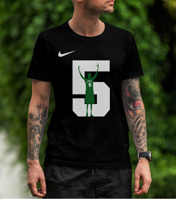 Kevin Garnett 5 Celtics NBC Sports Boston Honor T-Shirt