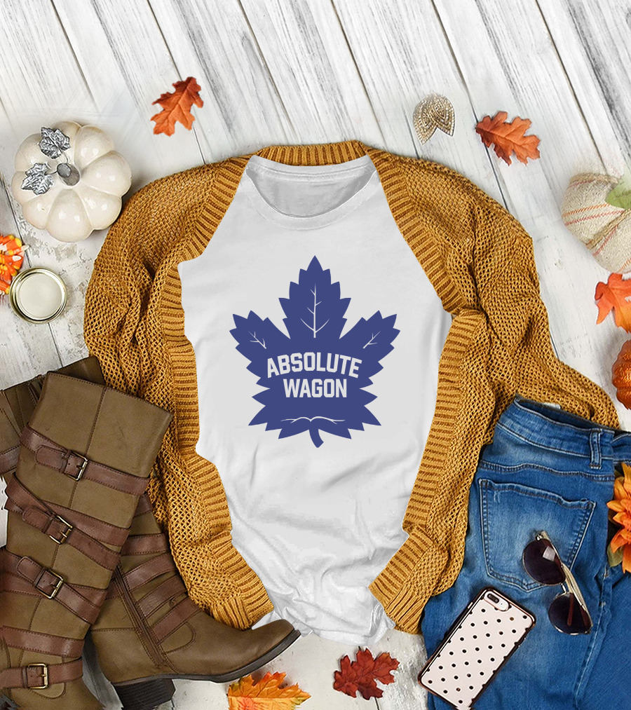 Spittin' Chiclets Merchandise Absolute Wagon Maple Leaf T-Shirt