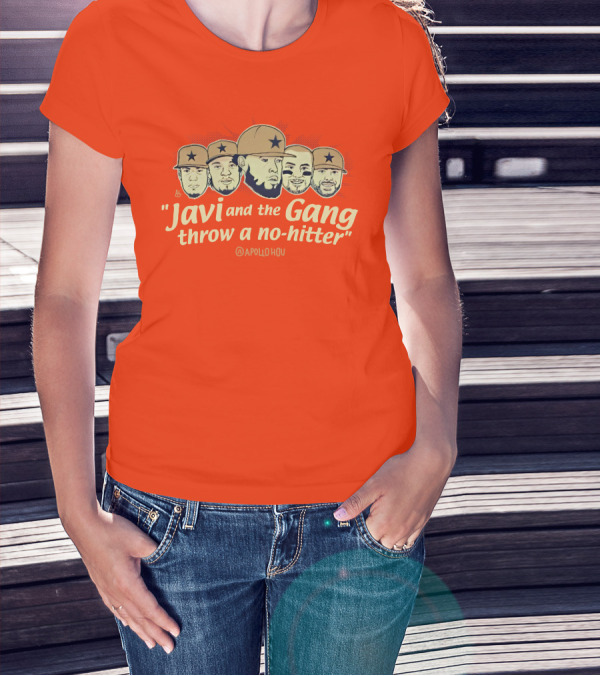Javi And The Gang Throw A No-Hitter Apollo Houston Baseball Caps T-Shirt