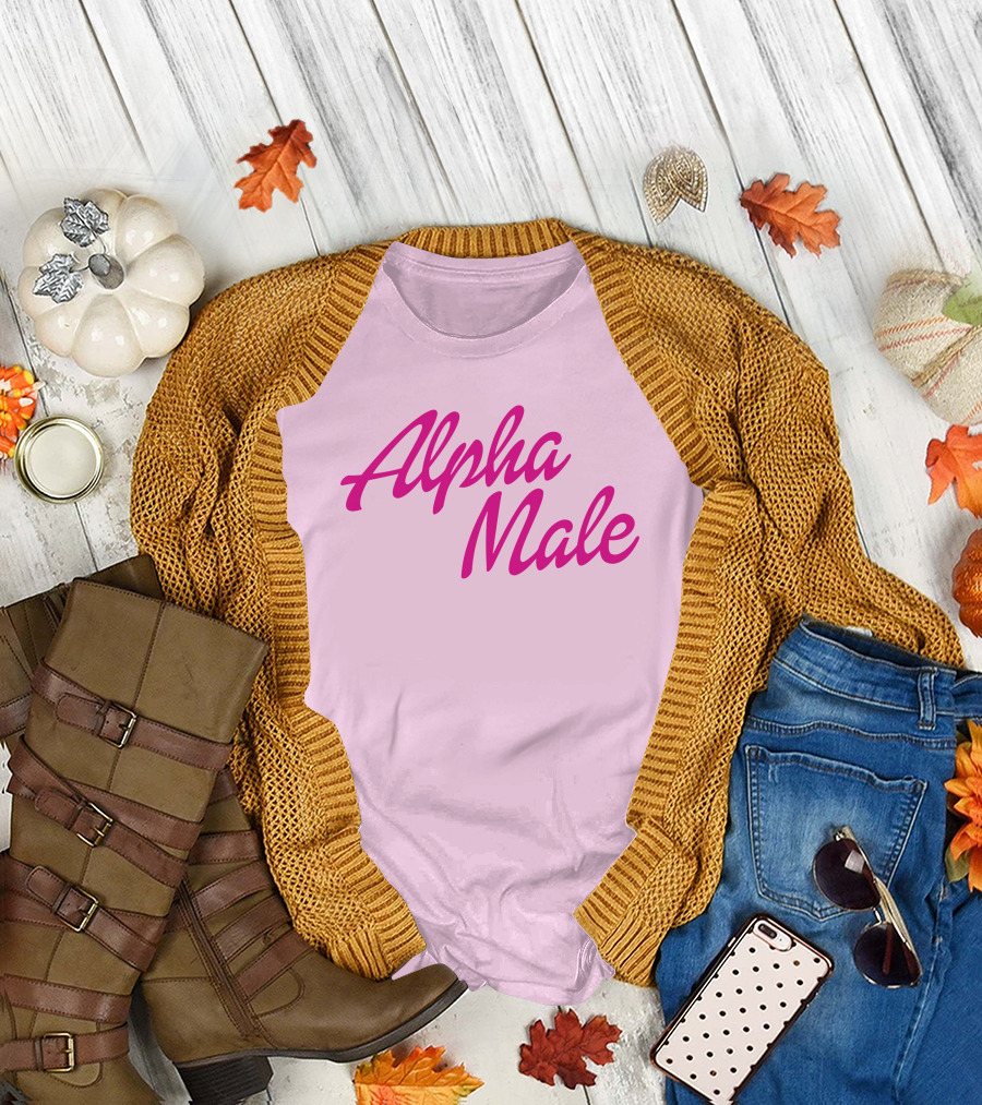 Alpha Male Brys Online Bryson Pink T-Shirt