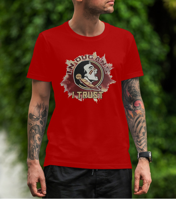In Dugans I Trust Seminoles Logo Football Fandom T-Shirt
