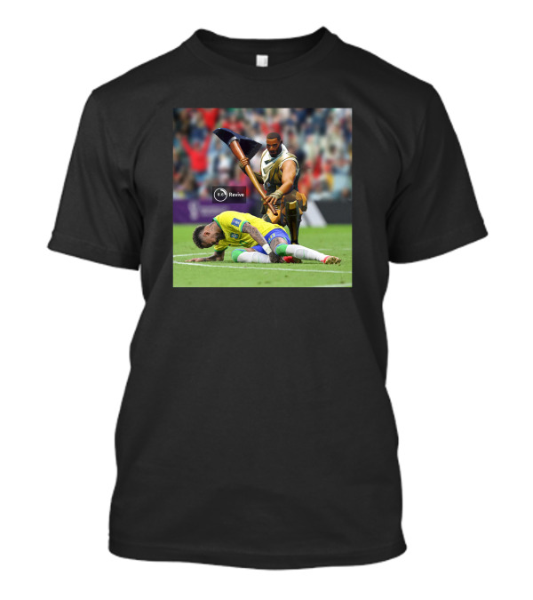 Fortnite Character Reviving Neymar On Soccer Field T-Shirt
