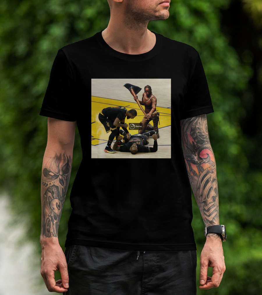 Revive Cleveland Basketball Courtside Gaming Fusion T-Shirt