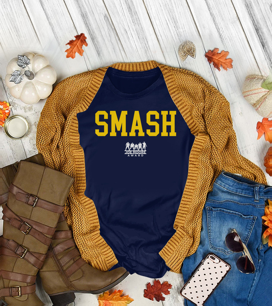 Michigan Football Smash Joe Moore Award T-Shirt