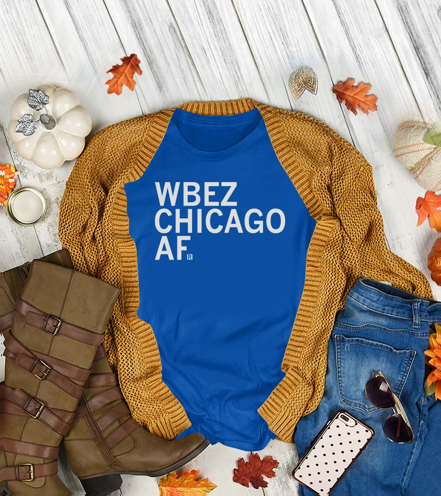 WBEZ Chicago AF Raygun T-Shirt