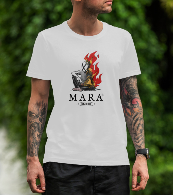 Mara Gazoline Flames Character T-Shirt