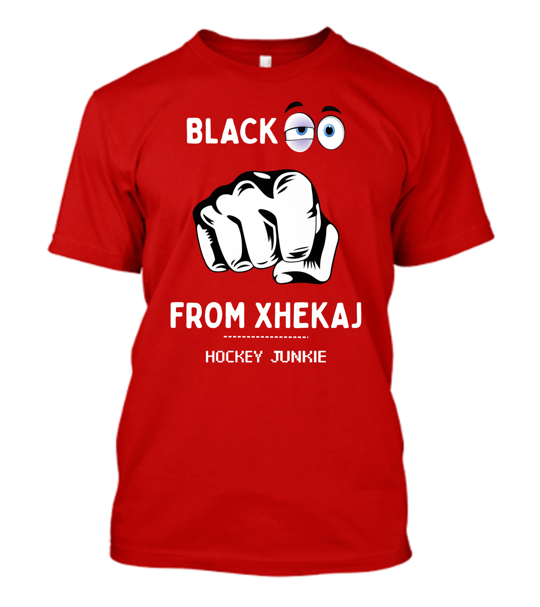 BLACK EYE FROM XHEKAJ HOCKEY JUNKIE T-Shirt