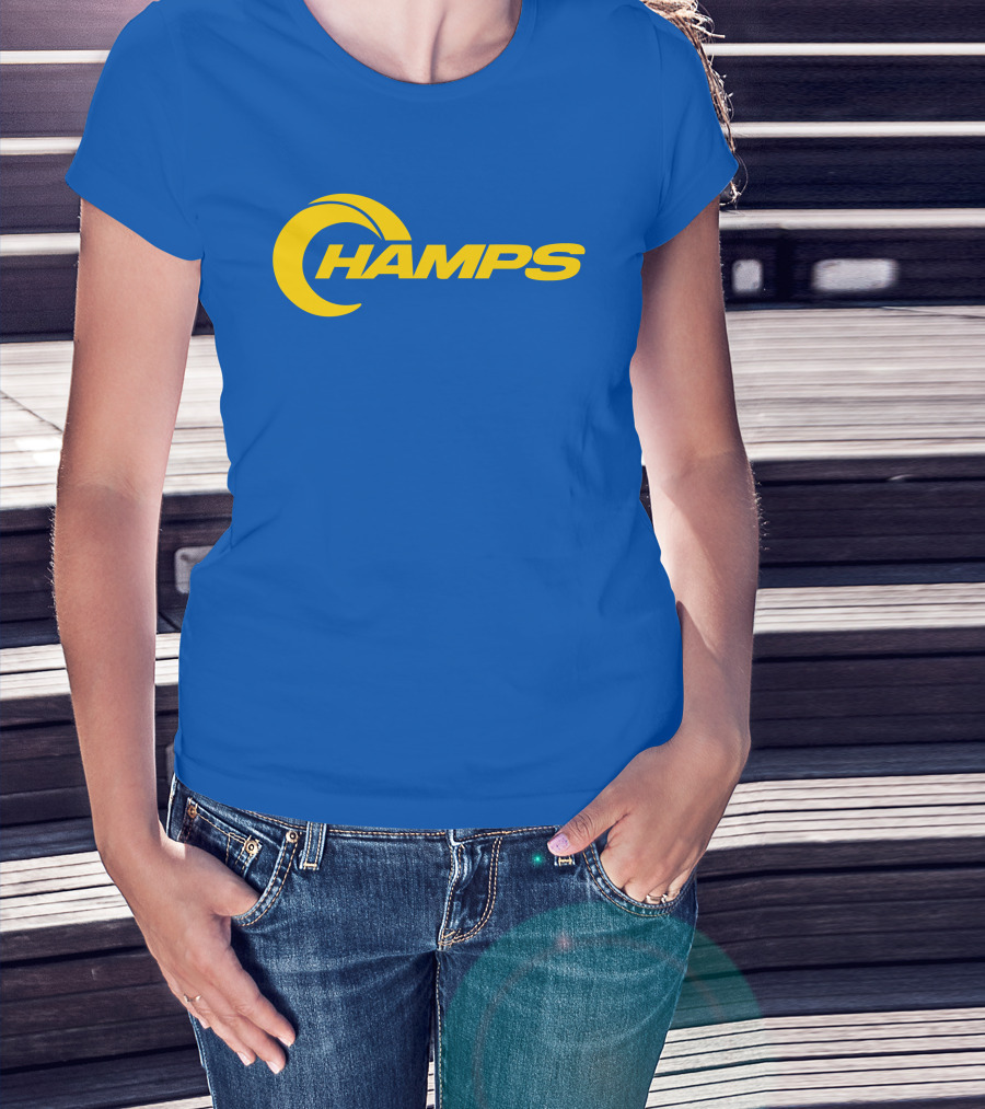 La Champs Danpatrick Yellow Crescent Rams Inspired Merch T-Shirt