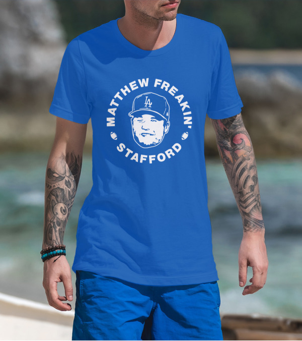 Matthew Freakin' Stafford LA Icon Winking Expression T-Shirt