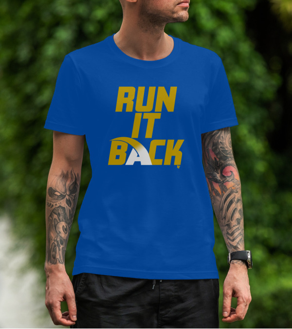 Run It Back Los Angeles Football Fan Merchandise T-Shirt