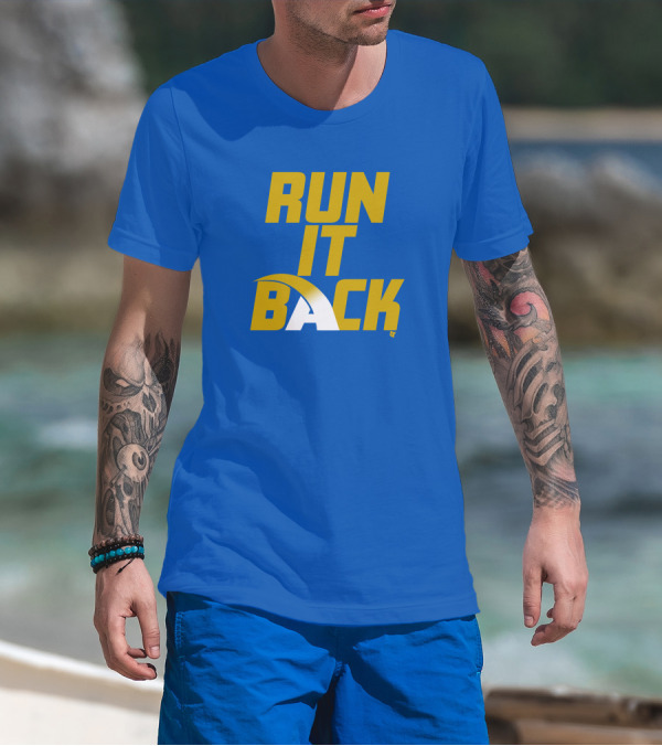 Run It Back Los Angeles Football Fan Merchandise T-Shirt