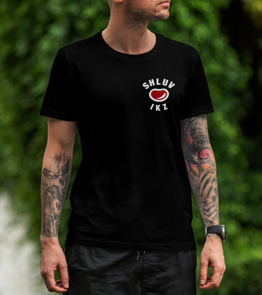 SHLUV IKZ Red Bean Logo T-Shirt