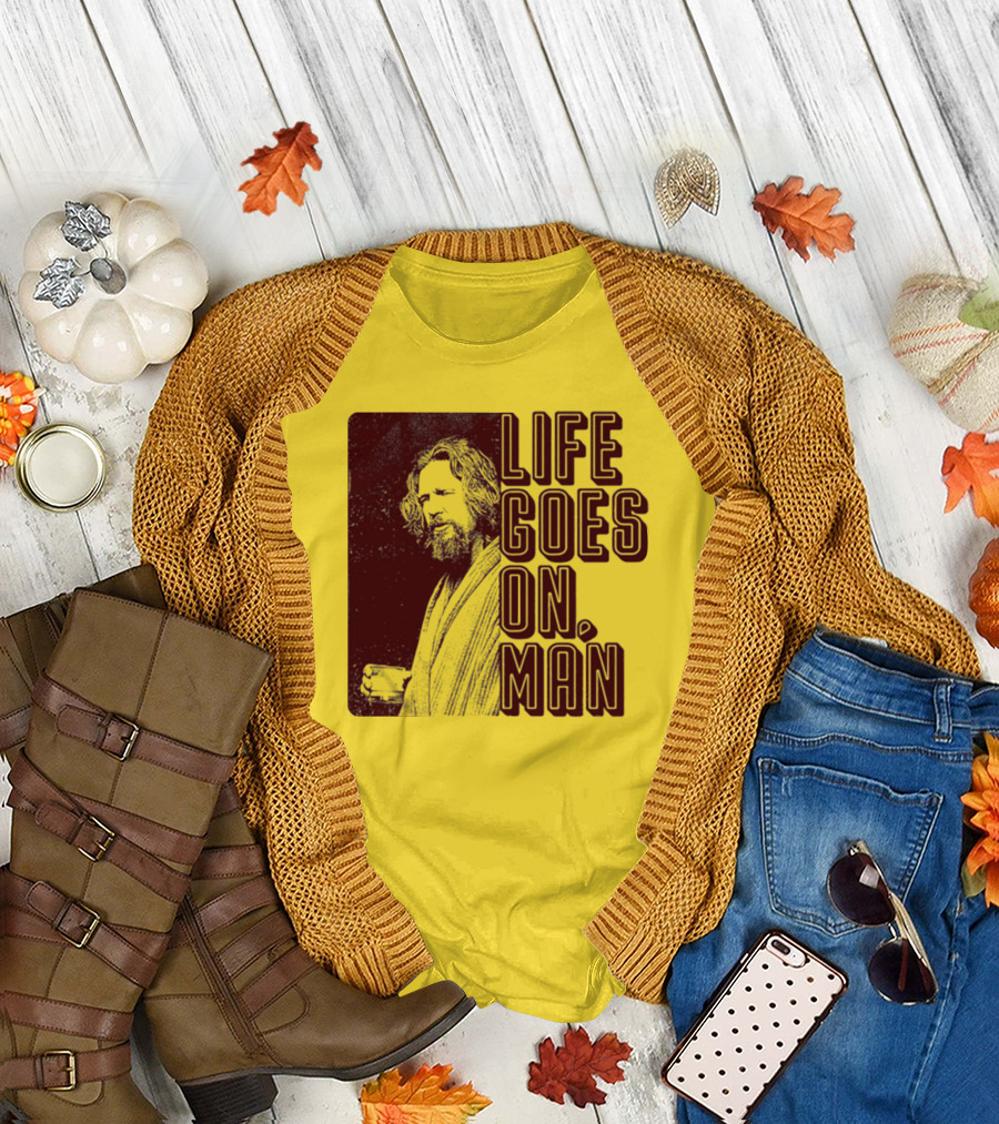 Life Goes On Man Retro Vibe T-Shirt