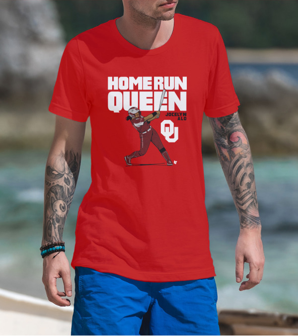 Home Run Queen Jocelyn Alo Oklahoma OU T-Shirt