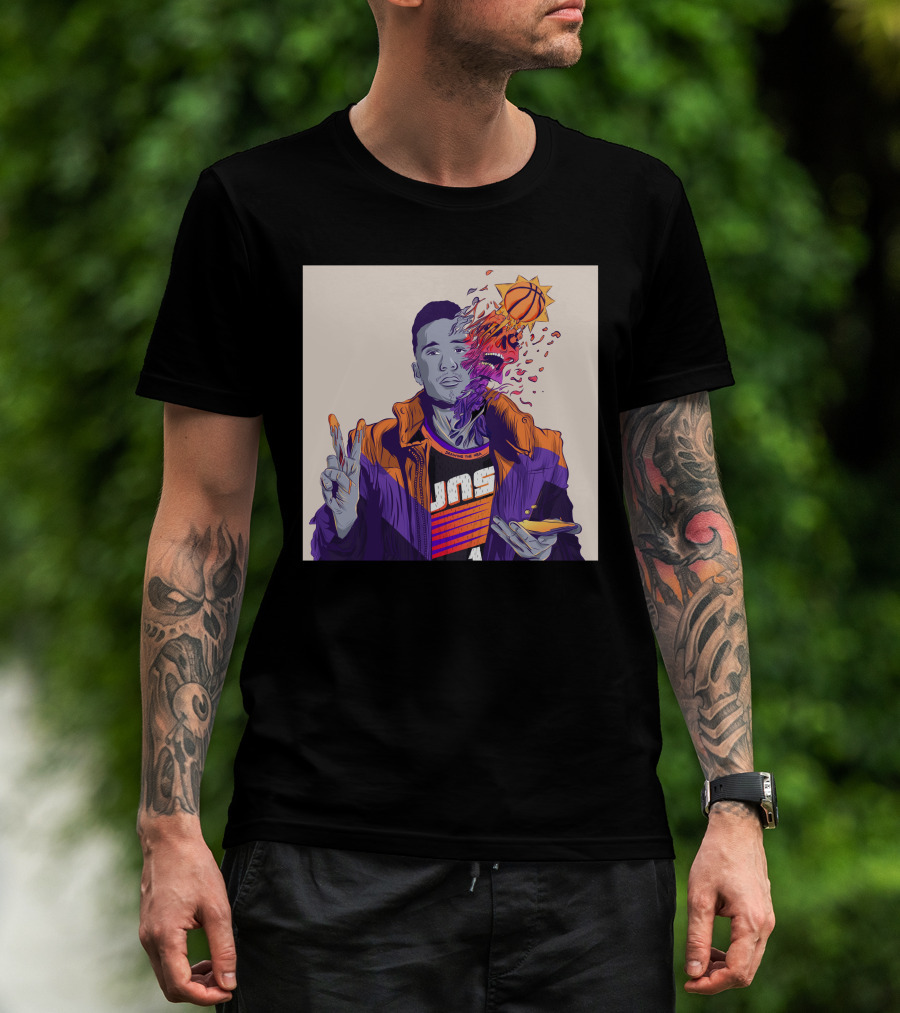 Dangerous Devin Booker Suns Basketball Explosion T-Shirt