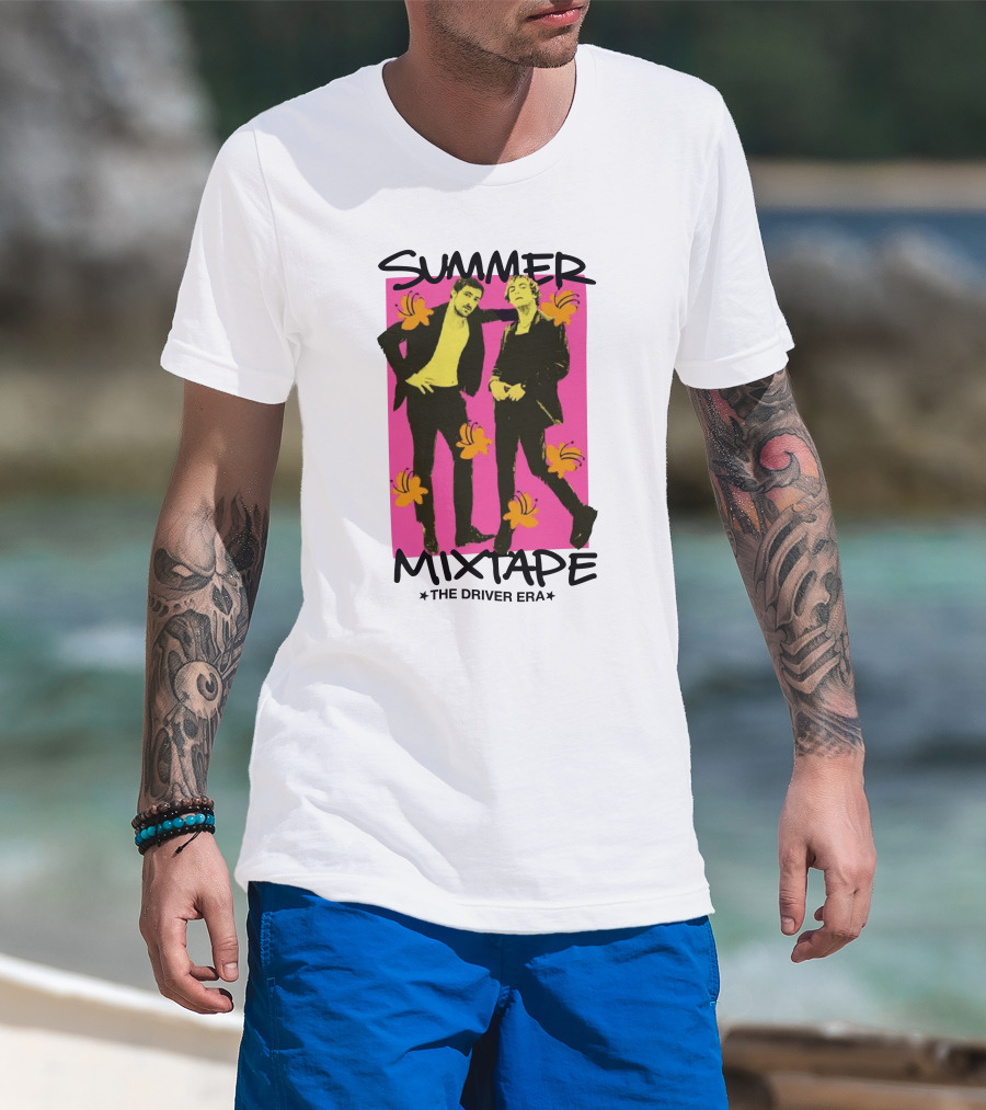 Summer Mixtape The Driver Era Neon Duo With Flowers T-Shirt