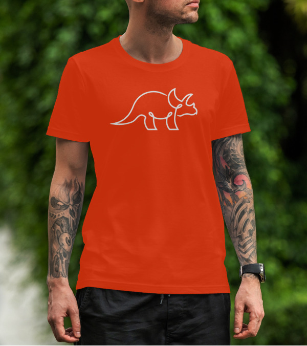 The Try Guys Triceratops Line T-Shirt