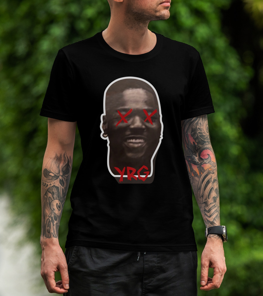 Yourrage Gaming YRG Red X Eyes Face T-Shirt